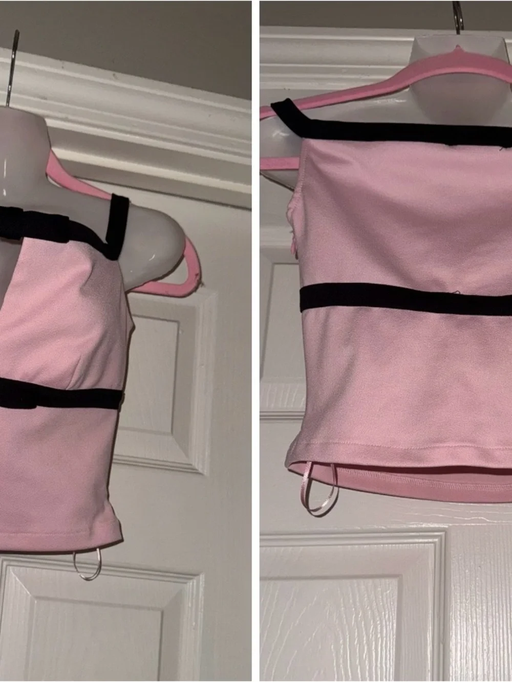 Zara Tie-Up Opening Off-Shoulder Crop Top - Picture 11 of 11